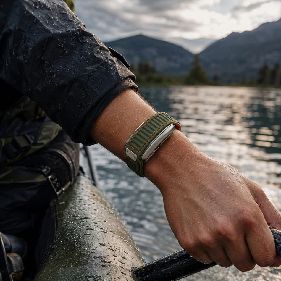 Nylon Silicone Loop Watch Band - đánh giá và giá Sport Loop Velcro