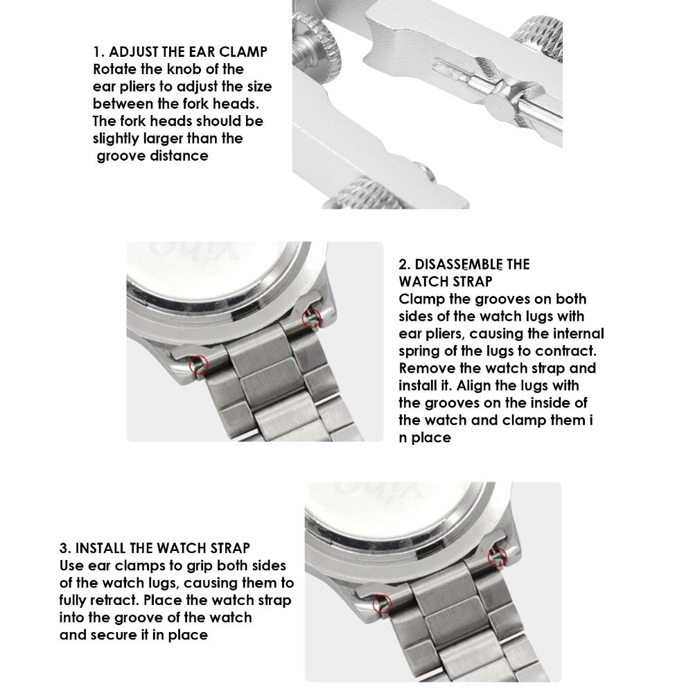 Watch Spring Bar Plier Tool Ki - đánh giá và giá Spring Bar Tool Set