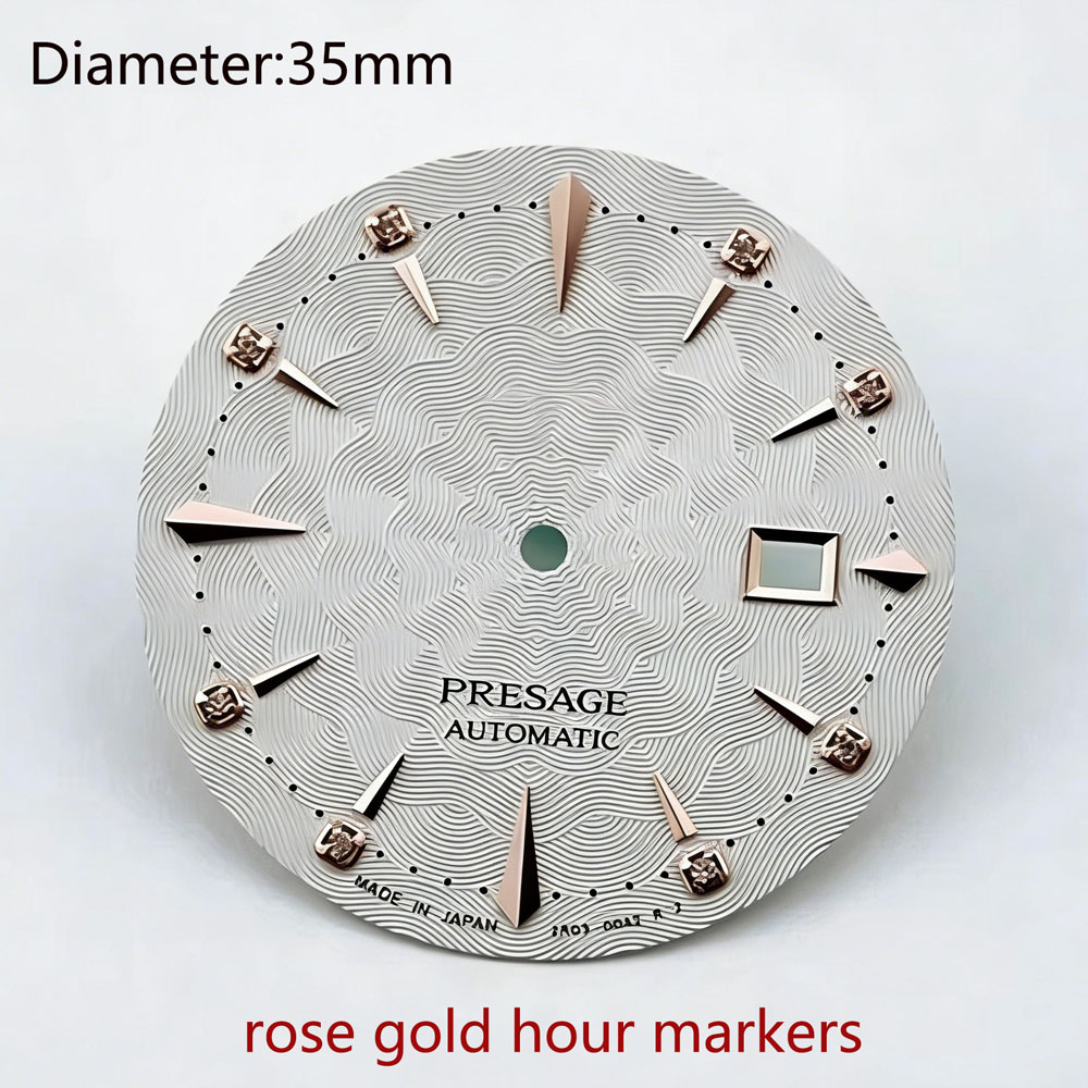 35mm NH35 S logo presage s dia - đánh giá và giá Seiko Watch Presage