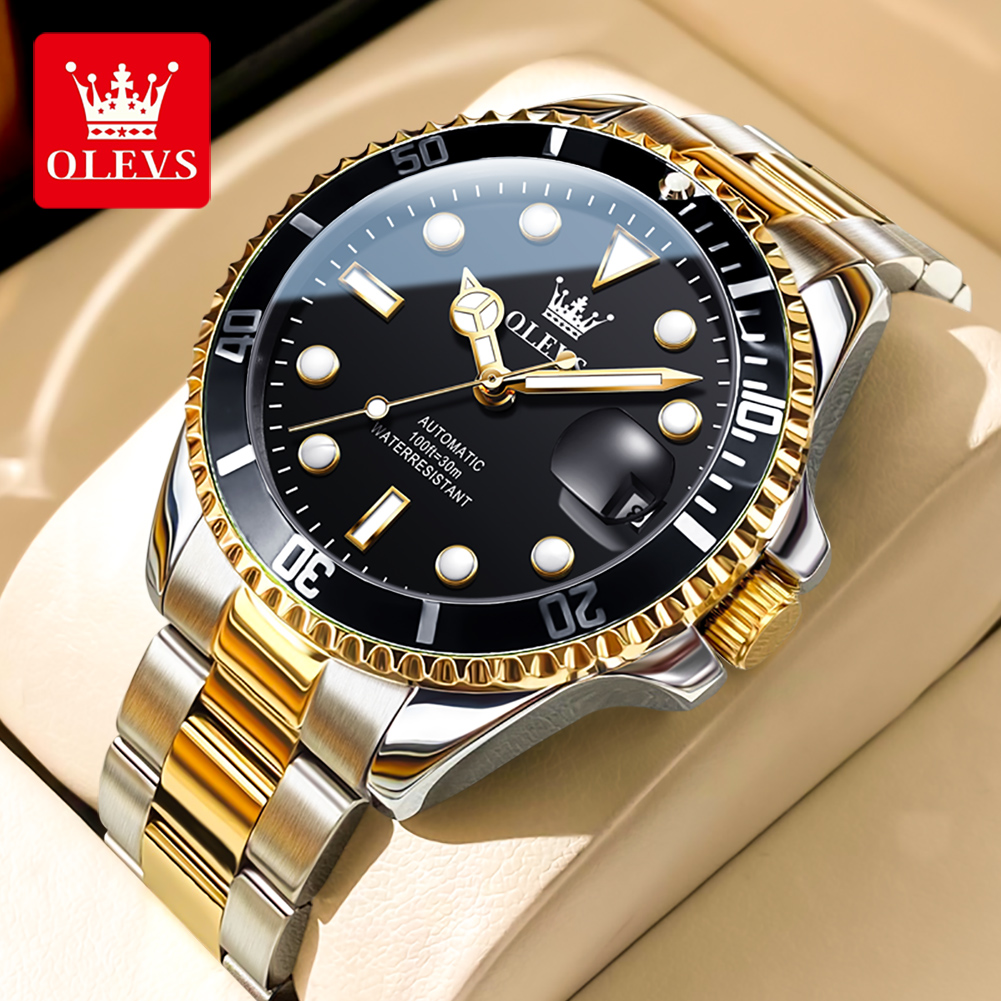 OLEVS Mới Xanh Nước Ma Đồng Hồ - đánh giá và giá Rolex Watch Datejust