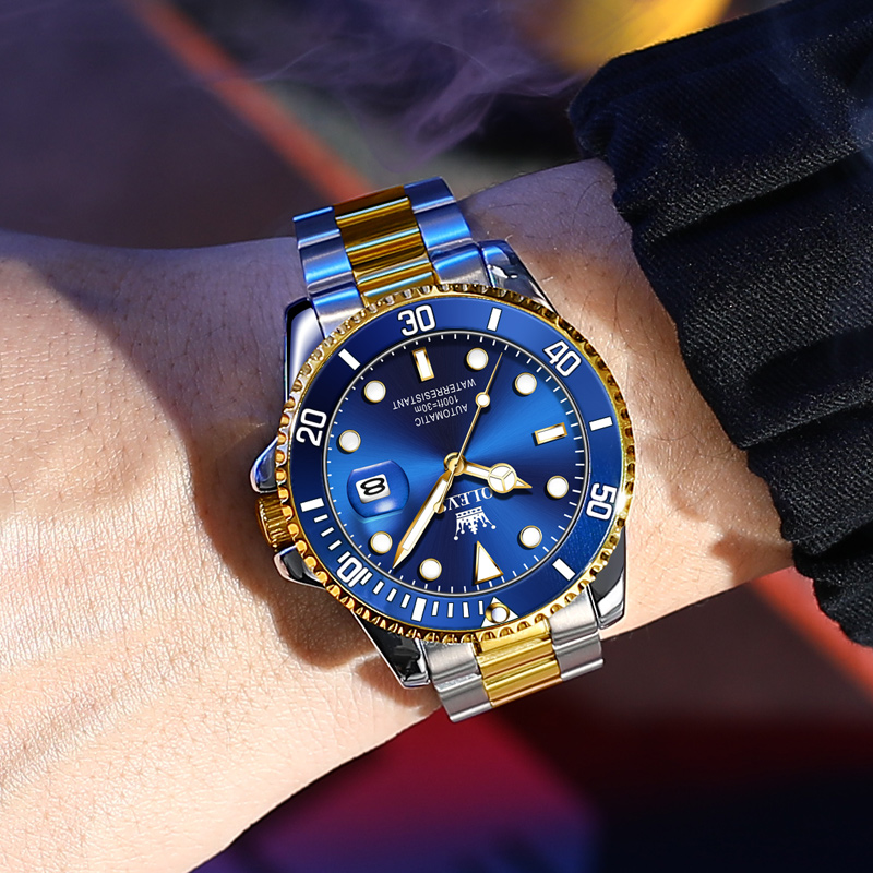 OLEVS Mới Xanh Nước Ma Đồng Hồ - đánh giá và giá Rolex Watch Datejust